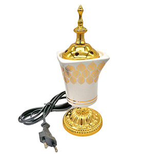 Quemador de Incienso Eléctrico Árabe Acasaarto, Soporte de Metal para Sándalo, Uso Doméstico, Aromático, Diseño para Todas las Estaciones, Sudeste Asiático y Medio Oriente - Product Image 2