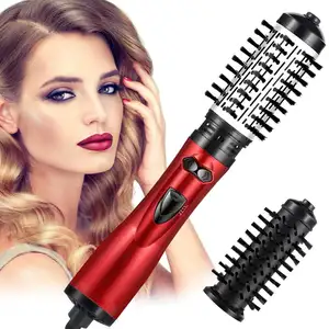 Hot Air Brush One Step Hair Dryer Brush Volumizer Dry Straighten Curl Comb 4 In 1 Salon Negative Ionic Hair Styler For W