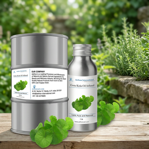 Huile liquide infusée à l'huile de Gotu Kola biologique Aethon International 1Ltr, huile de soin de la peau pour tous types de peau - Product Image 3