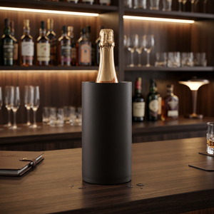 Seau à vin de luxe écologique de haute qualité Peacock en acier inoxydable fabriqué au Japon avec contrôle de température à long terme - Product Image 3