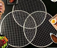 Grille de cuisson en fil métallique pour barbecue, accessoires de barbecue pour le camping en plein air et les pique-niques