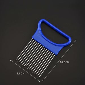 Stainless Steel Onion Holder & Meat Tenderizer - Kitchen Slicing & <b>Dicing</b> Tool - Product Image 4