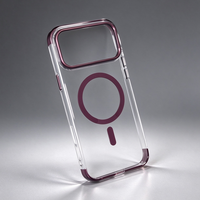 JOYPORODO B569 Coque Magnétique Transparente avec Anneau N52 pour iPhone 17/18 Pro & Pro Max 2000GS Anti-Rayures Vente en Gros