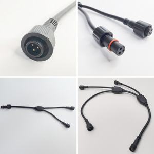 <span class=keywords><strong>3</strong></span>-draads waterdichte adapter mannelijk vrouwelijk M12/M14 verlengkabel voor binnen/buiten LED stripverlichting motorfiets auto gebruik - Product Image 6