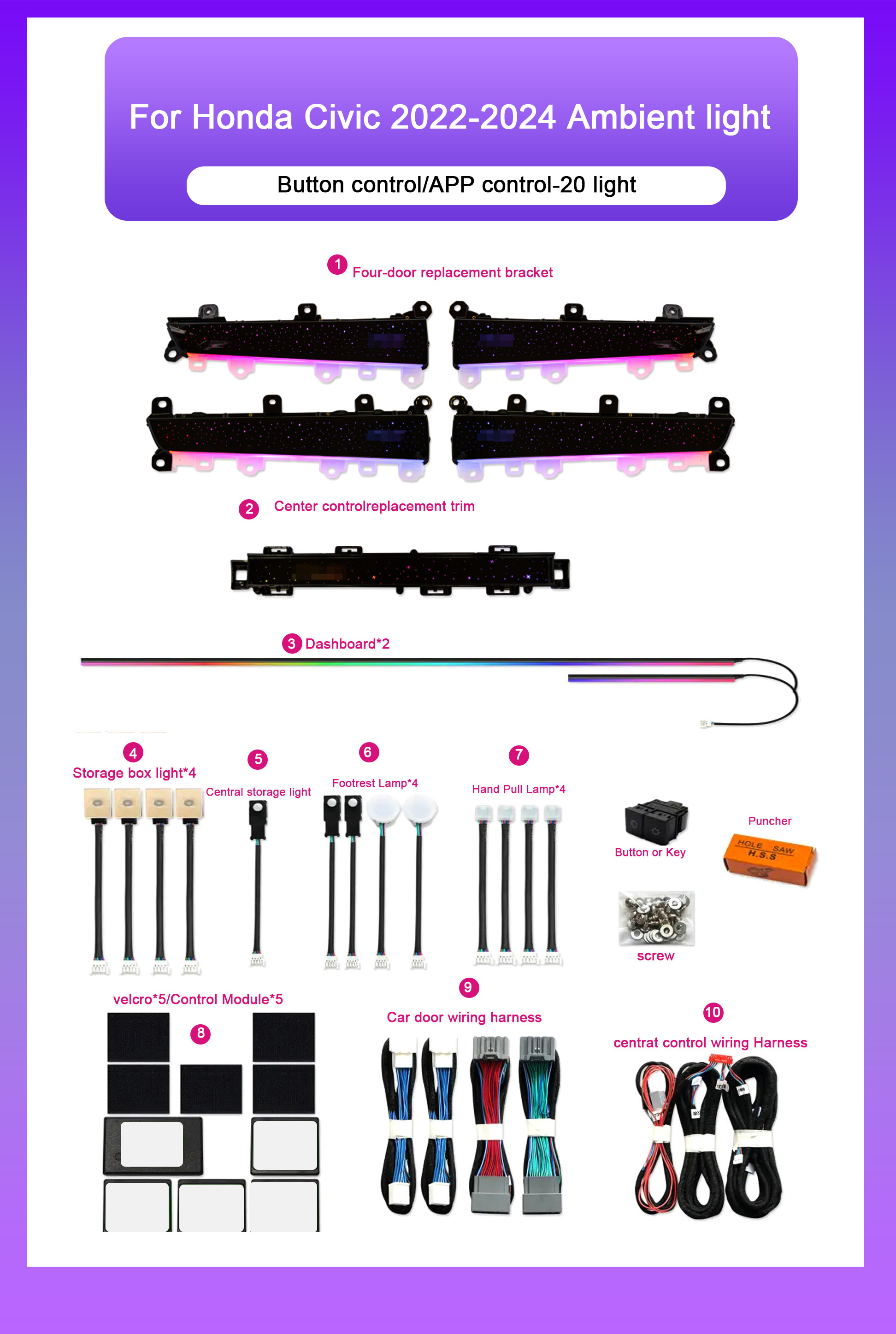 Estilo Cielo Estrellado 20 en 1