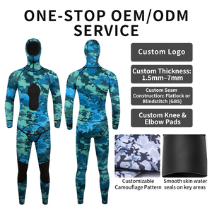 <span class=keywords><strong>Combinaison</strong></span> de plongée en néoprène camouflage personnalisée 1,5 mm, <span class=keywords><strong>2</strong></span> pièces, avec capuche et pantalon, légère et extensible, pour la pêche sous-marine et le <span class=keywords><strong>surf</strong></span> - Product Image 4