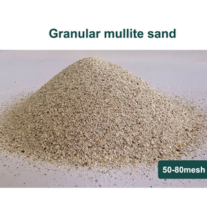 Mullite cát dạng hạt bột cho vật liệu chịu lửa cao Al2O3 (44-52%) cao refractoriness (1770-2000c) kích cỡ khác nhau - Product Image 2