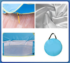 Portable UPF 50 + UV protégé pare-soleil rose plage abris soleil bébé <span class=keywords><strong>tente</strong></span> de plage <span class=keywords><strong>Mini</strong></span> intérieur extérieur <span class=keywords><strong>tente</strong></span> de jeu <span class=keywords><strong>pour</strong></span> piscine - Product Image 4