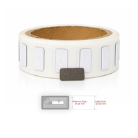 Anpassbarer Wasserdichter Anti-Metall NFC-Tag-Aufkleber 13,56MHz ISO14443A NTAG213/215/216 Bedruckbares Klebeetikett für Asset-Tracking