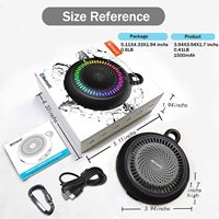 En gros Enceinte sans fil de plage étanche IPX7, compacte, portable, avec basses puissantes, clip et lumière colorée, OEM ODM