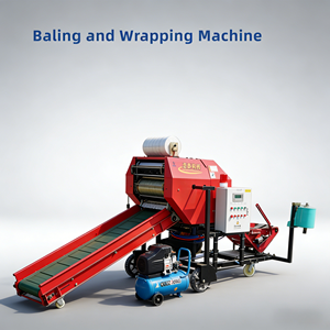 Machine à ensiler et à emballer à haute productivité pour usage agricole, directement de l'usine |   Enfouisseur-ensacheur de tiges de maïs - Product Image 1