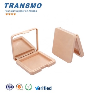<b>PLA</b> Biodegradable Cosmetic Packaging Custom Blush Compact case <b>Pla</b> Biodegradable Cosmetic Blush Containers with Mirror - Product Image 1