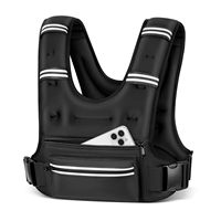 Nouveau modèle transfrontalier de gilet lesté réglable pour la course, gilet de sac de sable invisible avec poids réglable, ensemble lesté