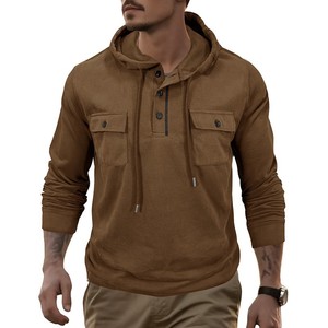 Sudadera con Capucha para Hombre, Manga Larga, Estilo Casual, para Actividades al Aire Libre - Product Image 5