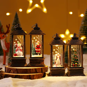 Adornos Navideños de Lujo con Luces LED, Regalos de <span class=keywords><strong>Navidad</strong></span>, Linterna Decorativa para el Hogar, Año Nuevo 2025 - Product Image 1
