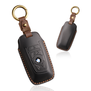Convient aux étuis à clés BMW pour X3, X5, X1, X4, Série 3, Série 5, Blade I3, LCD 530, 325, en cuir véritable Série 3 - Product Image 3