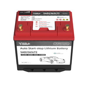 Batterie de voiture LiFePO4 de qualité supérieure 12V 70Ah à CCA élevé pour démarrage-arrêt, compatible Q85 115D23L, neuve, pour systèmes AGM - Product Image 2
