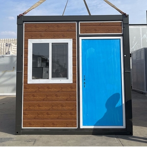 ภาชนะบรรจุแบบพับได้แบบพกพาพับได้40ft 20FT สำเร็จรูปแพ็คแบบแบน - Product Image 1