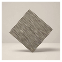 Planche de comptoir en acier inoxydable brossé anti-traces de doigts Brushed82 pour projets de salle de bain