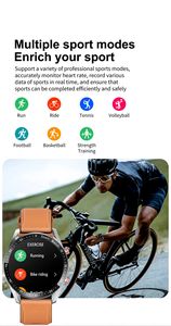 นาฬิกาอัจฉริยะ HW20กันน้ำ ECG + PPG BT Call นาฬิกากีฬาสัมผัสเต็มรูปแบบนาฬิกาอัจฉริยะผู้ชายติดตามสุขภาพสำหรับ Android IOS - Product Image 6