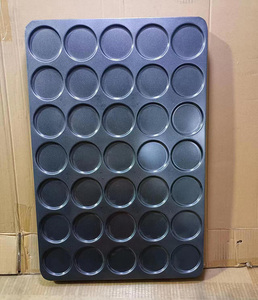 Molde de bandeja para hornear bollo de hamburguesa comercial antiadherente para panadería industrial - Product Image 2