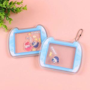 No MOQ <b>Custom</b> Shaker Acrylic <b>Keychain</b> Anime Quicksand Charms Boba Liquid <b>Keychain</b> UV Printed Zinc Alloy <b>Keychain</b> - Product Image 3