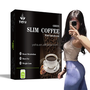 Erbe cinesi sane esili caffè verde controllo della dieta in polvere perdita di peso istantanea dimagrante verde caffè pancia brucia grasso - Product Image 1