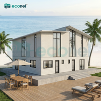 Maisons préfabriquées de luxe de 3 à 5 chambres à vendre pour projets immobiliers, villas préfabriquées de haute qualité