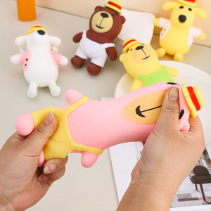 Hot Sale Change Into the Little Bear Costume Soft Slow Rebound Stretch and <b>Squeeze</b> Stress Relief Squishy Toy for Kids Boys Girls - Product Image 2