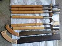 Nouvel ensemble de 8 couteaux à glace pour hôtels, outils spéciaux pour la sculpture sur glace