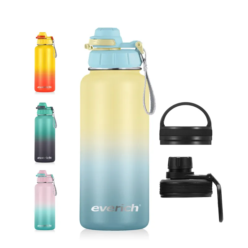 32oz 40oz Double wall stainless steel water bottles vacuum flasks Insulated Sports Water Bottles for hiking and camping