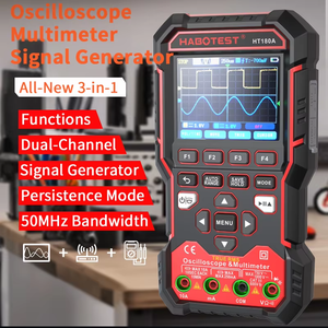 HABOTEST HT180A 3合1数字万用表双通道示波器50MHz便携式测试仪带信号发生器 - Product Image 2