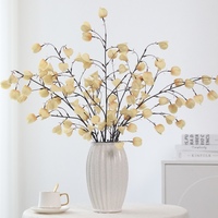 Branche de lanterne chinoise artificielle de haute qualité, branche d'arbre Daisy Faux GoldenRain pour la décoration de la maison, de l'hôtel et des mariages