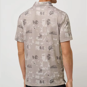 Camiseta Deportiva Yutuo para Hombre, Impresión DTG, Diseño Floral, Transferencia Térmica/Impresión Digital, Tejido Transpirable, Secado Rápido, Ideal para <span class=keywords><strong>Golf</strong></span> de Verano - Product Image 2