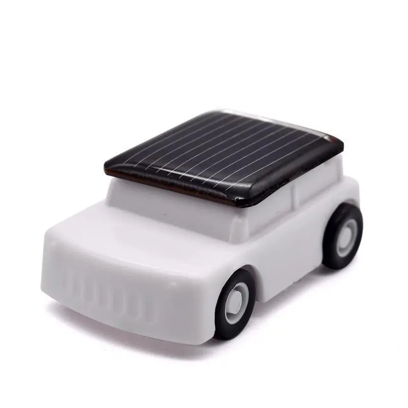 Crianças Colorido Carro De Plástico Solar Power Baby Educacional Pequeno Brinquedo Solar Car Mini Car Brinquedos Para Crianças