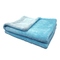 Serviette de nettoyage et de séchage pour voiture en microfibre premium 1000 g/m² à séchage rapide, avec logo personnalisé, pour le detailing et l'entretien, technique de tissage