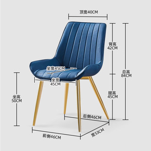 <span class=keywords><strong>Chaise</strong></span> <span class=keywords><strong>de</strong></span> loisirs moderne <span class=keywords><strong>de</strong></span> luxe pour hôtel salle à manger marron <span class=keywords><strong>gris</strong></span> tissu <span class=keywords><strong>de</strong></span> velours <span class=keywords><strong>scandinave</strong></span> avec pieds en métal pour salon - Product Image 6