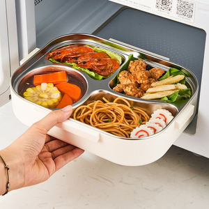 304 stainless steel <b>lunch</b> <b>box</b>, leak-proof and airtight food container, portable and microwave-safe bento <b>box</b>. - Product Image 5