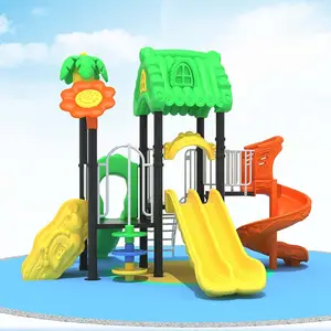 Commercial amusement park child play games and Custom preschool playground with slide for children