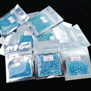 Certificado GRA, Moissanita Suelta de Laboratorio, DEF, Azul, Corte Excelente, VVS, Forma Redonda, 0.8-2.9mm, para Fabricación de Joyería - Product Image 2