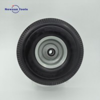 NS haute qualité 4.10/3.50-4 roue en mousse PU solide 10 pouces nouvelle roue anti-crevaison sans plat pour brouette chariot chariot