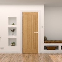 Porte en chêne pour chambre à coucher à bas prix Porte intérieure moderne en bois massif Portes intérieures personnalisées en placage de chêne