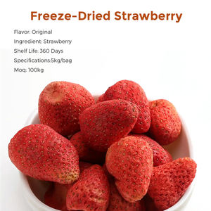 สตรอว์เบอร์รีอบแห้งแบบแช่แข็ง ผลไม้อบแห้งพรีเมียมสำหรับของว่างและสูตรอาหาร - Product Image 5