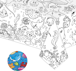 Tovaglia <span class=keywords><strong>di</strong></span> Carta per Pittura Fai-da-Te per Bambini, Non Tossica, per <span class=keywords><strong>Feste</strong></span> <span class=keywords><strong>di</strong></span> Ringraziamento e Attività Familiari, Uso Interno Portatile - Product Image 2