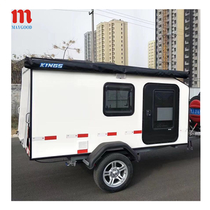 Portes de remorque en forme de larme à <span class=keywords><strong>coin</strong></span> rond populaires chaudes 650x900mm portes d'entrée en aluminium pour les campeurs en forme de larme avec portes moustiquaires intérieures - Product Image 6