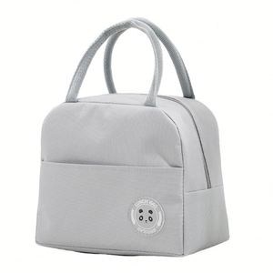 Sac isotherme portable pour enfants en aluminium, sac à lunch imperméable, boîte à lunch, sac de pique-nique portable pour aliments - Product Image 1