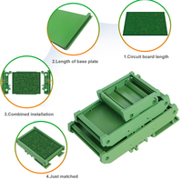 Soporte de Riel DIN para PCB de Instrumentos Electrónicos SZOMK AKDRW, Adaptador de Placa de Circuito, Soporte de Montaje Fijo para PCB