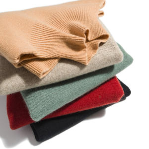 오버사이즈 밍크 럭셔리 터틀넥 몽골리안 여성 풀오버 에르도스 100% 캐시미어 스웨터 - Product Image 6