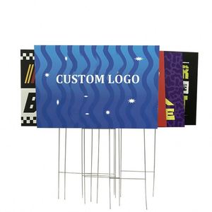 Letrero de Jardín Personalizado de Plástico Corrugado, Letrero Inmobiliario, Letreros de Jardín Personalizados para Negocios - Product Image 1