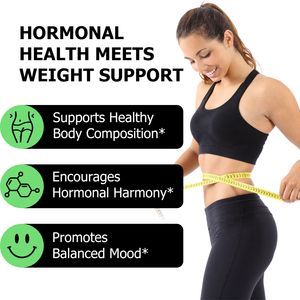 Private Label Hormone Balance Weight Support Capsules Control Cravings Boost Metabolism Promote Digestion Enhance Vitality - Product Image 3